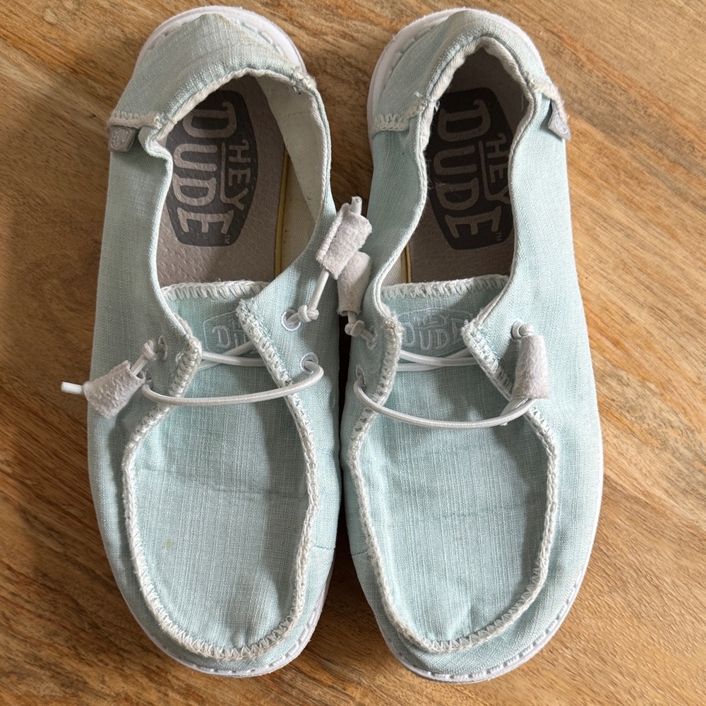 Hey Dude Women’s Aqua Moccasins